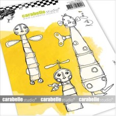 Carabelle Studio A6 Stamp - Mechanicals-by Kate Crane