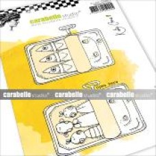 Carabelle Studio A6 Stamp - Sardines by Kate Crane