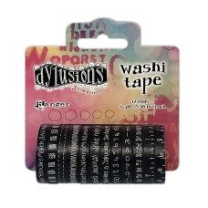 Dylusions Washi - Black (12 Rolls)
