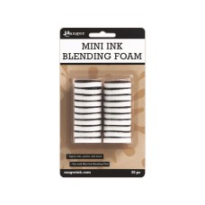 Mini Ink Blending Replacement Foams 1" Round 20 pk