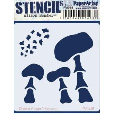  PM038 - Mini Stencil {Alison Bomber}