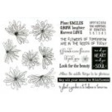 Typeface Flowers collage 