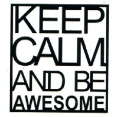 Keep Calm Large Silhouette Keep Calm Large Silhouette