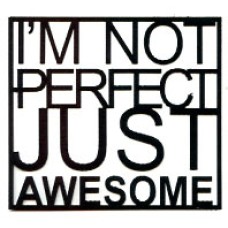 Not Perfect Large Silhouette Not Perfect Large Silhouette