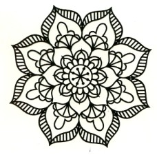 Mandala Black Silhouette Mandala Black Silhouette