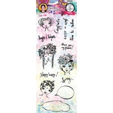 Art By Marlene 3.0 Girl Talk Clear Stamp