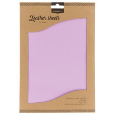Synthetic Leather Sheets - Lavendar